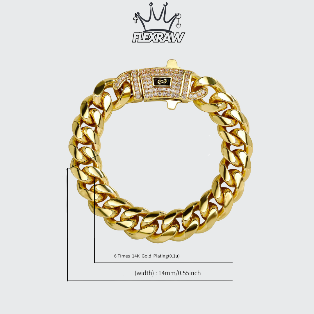 Hip-Hop Style Stainless Steel Cuban Chain - Titanium Steel Unisex Design with Six-Sided Polishing and Electroplated Finish